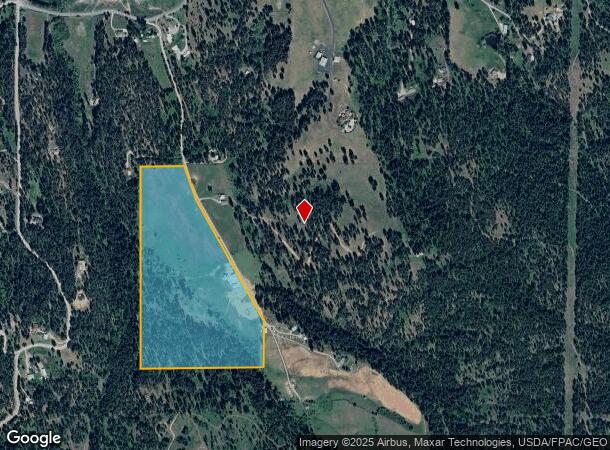  6022 S Saltese Lake Rd, Greenacres, WA Parcel Map