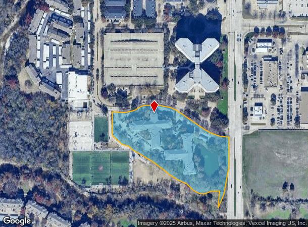  14665 Preston Rd, Dallas, TX Parcel Map
