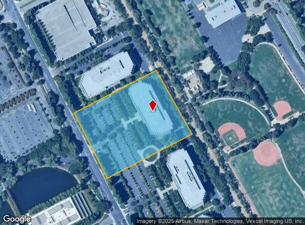  2613 Camino Ramon, San Ramon, CA Parcel Map