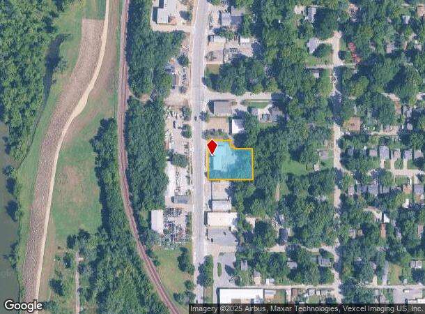  624 N 2Nd St, Lawrence, KS Parcel Map