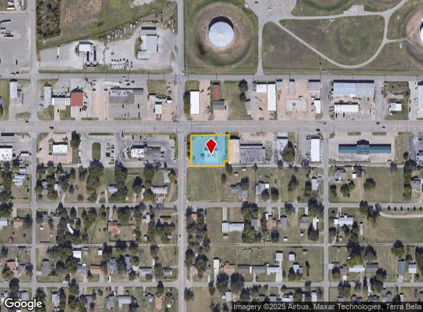  1405 E Main St, Cushing, OK Parcel Map