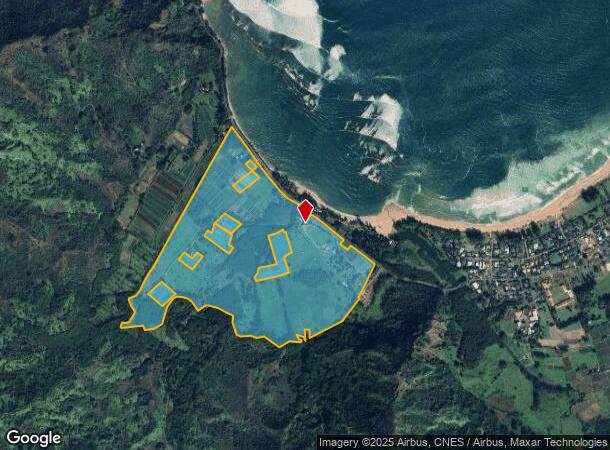 5 A Kuhio Hwy, Hanalei, HI Parcel Map