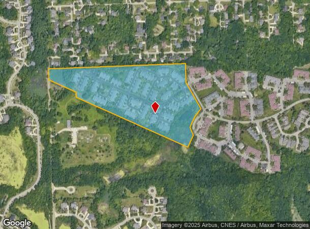  6350 Aldingbrooke Circle Rd N, West Bloomfield, MI Parcel Map