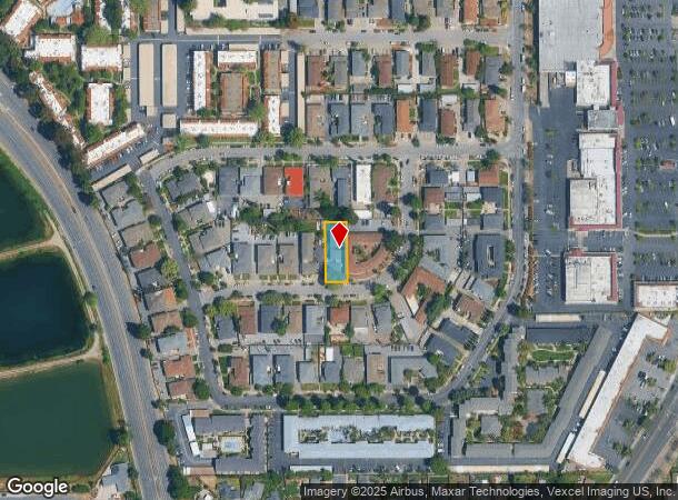 201 Echo Ave, Campbell, CA Parcel Map