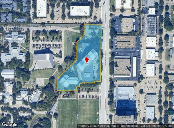  14131 Midway Rd, Addison, TX Parcel Map