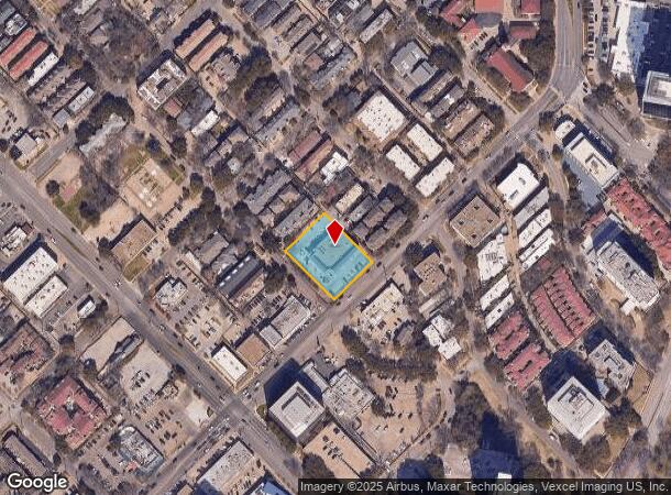  3607 Oak Lawn Ave, Dallas, TX Parcel Map