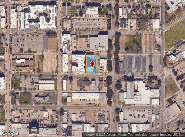  211 W 10Th St, Dallas, TX Parcel Map