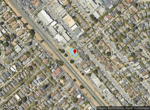  402 Birch Ave, San Mateo, CA Parcel Map