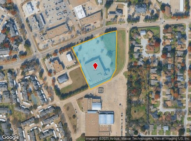  1850 Brown Blvd, Arlington, TX Parcel Map