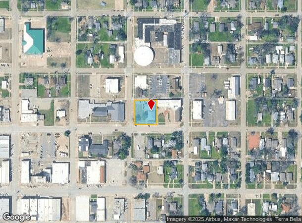  402 E Moses St, Cushing, OK Parcel Map