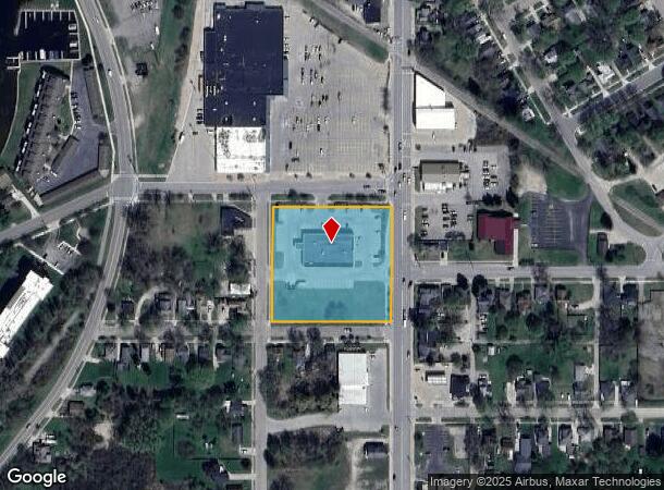 720 S Mitchell St, Cadillac, MI Parcel Map