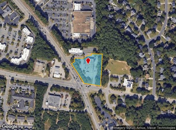 744 Hunter St, Apex, NC Parcel Map