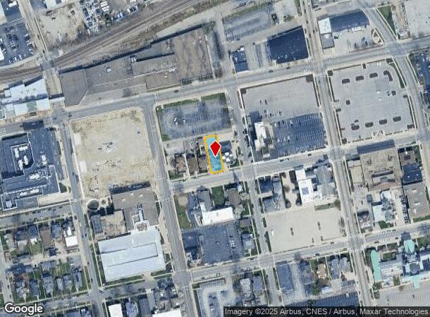  614 W Berry St, Fort Wayne, IN Parcel Map