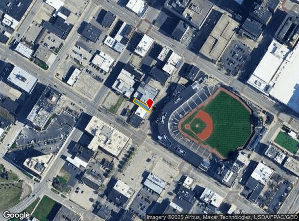  13 N Huron St, Toledo, OH Parcel Map