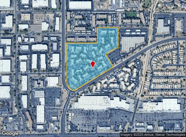 1250 W Grove Pky, Tempe, AZ Parcel Map
