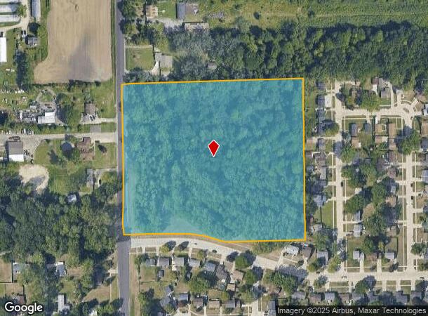 Leroy/Middlebelt, Romulus, MI Parcel Map