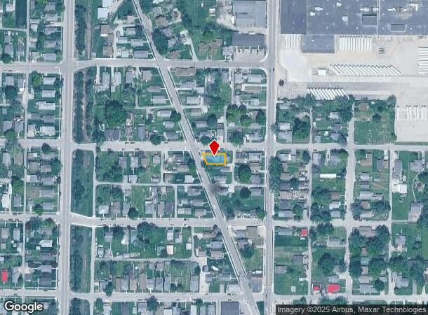  2102 S 14Th St, New Castle, IN Parcel Map