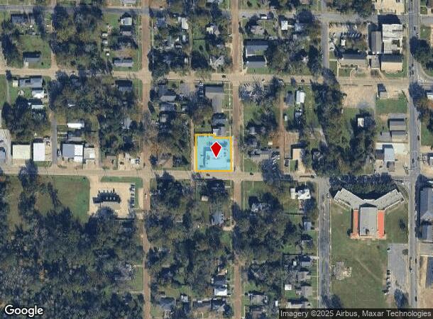  602 W 1St St, Deridder, LA Parcel Map