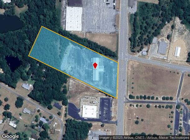 684 S Main St, Swainsboro, GA Parcel Map