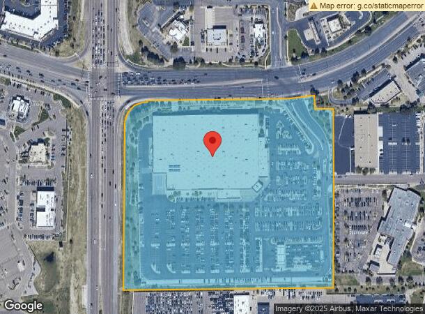  5881 Barnes Rd, Colorado Springs, CO Parcel Map