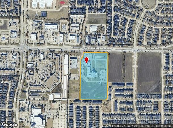 3521 Main St, Frisco, TX Parcel Map
