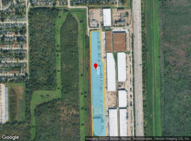  1905 Turning Basin Dr, Houston, TX Parcel Map