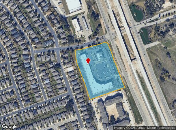 105 Whitewing Dr, Leander, TX Parcel Map