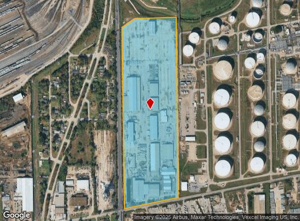 7707 Wallisville Rd, Houston, TX Parcel Map
