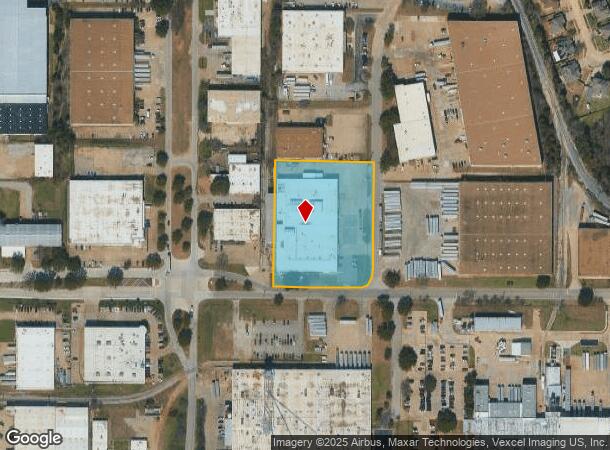 1205 E H Ave, Grand Prairie, TX Parcel Map