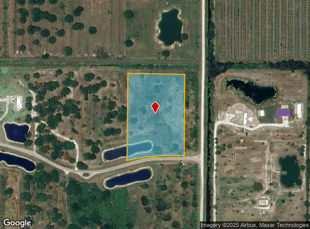  7400 Hidden Hammock Ln, Vero Beach, FL Parcel Map