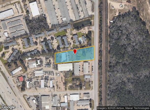 1410 S Frazier St, Conroe, TX Parcel Map