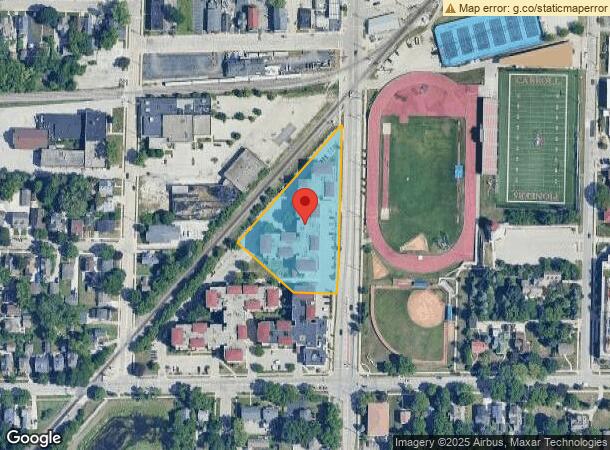  210 N Grand Ave, Waukesha, WI Parcel Map