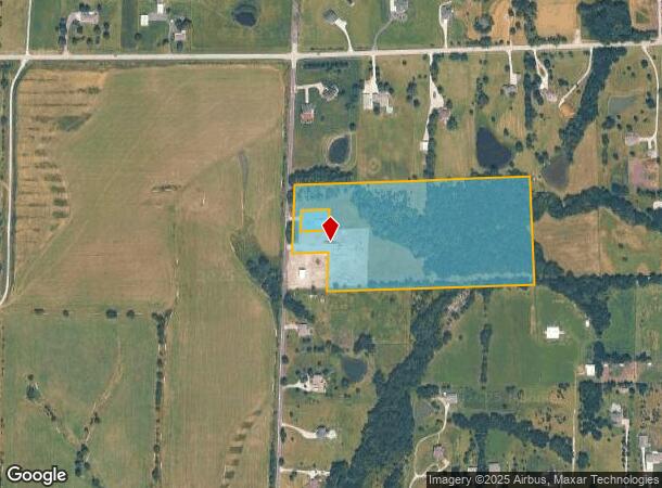  14019 S Hutt Rd, Lone Jack, MO Parcel Map