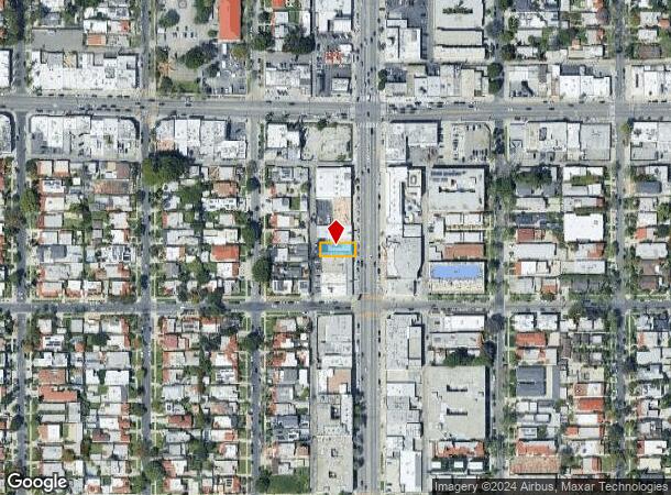  615 N La Brea Ave, Los Angeles, CA Parcel Map