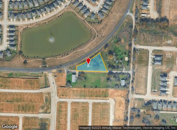  11055 N Powell Rd, Aubrey, TX Parcel Map