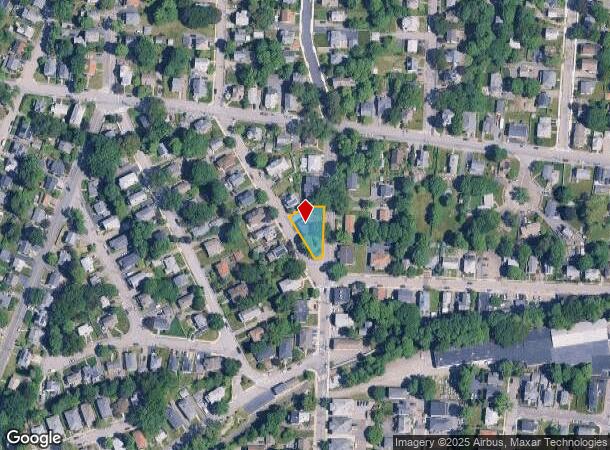  15 Lawrence St, Waltham, MA Parcel Map