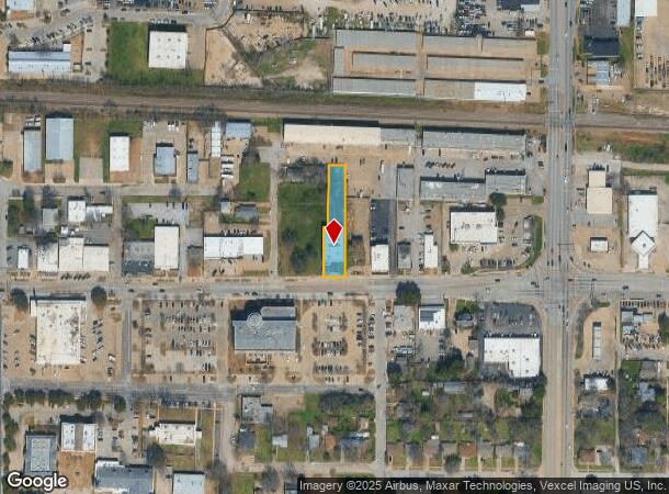  705 E Abram St, Arlington, TX Parcel Map
