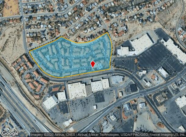 945 S Mesa Hills Dr, El Paso, TX Parcel Map