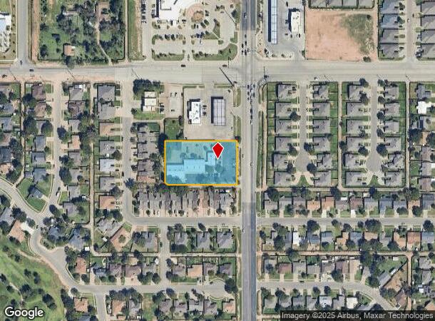  525 N Frankford Ave, Lubbock, TX Parcel Map