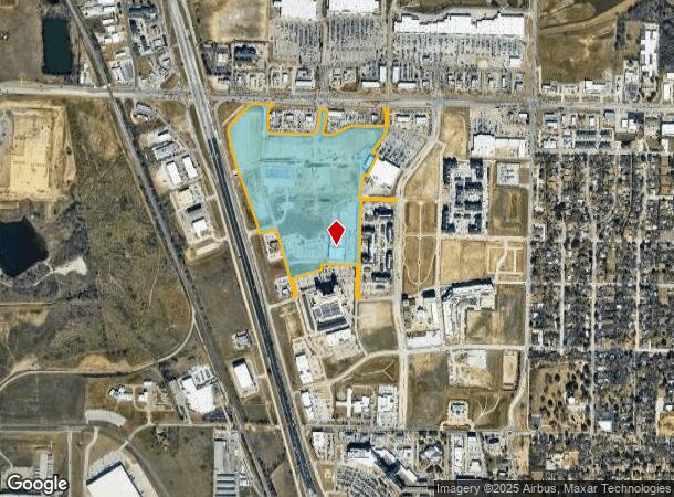  2655 W University Dr, Denton, TX Parcel Map