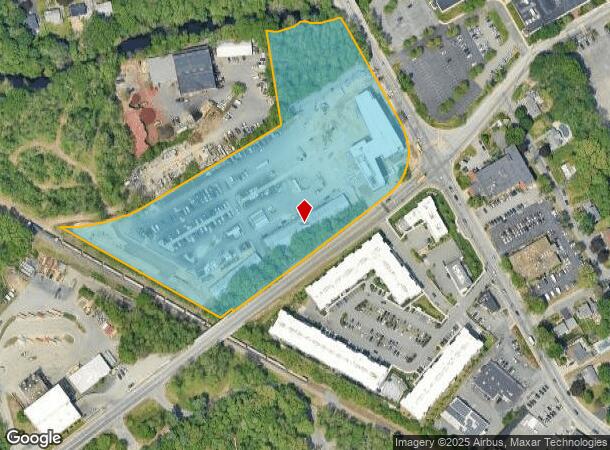 490 Franklin St, Framingham, MA Parcel Map