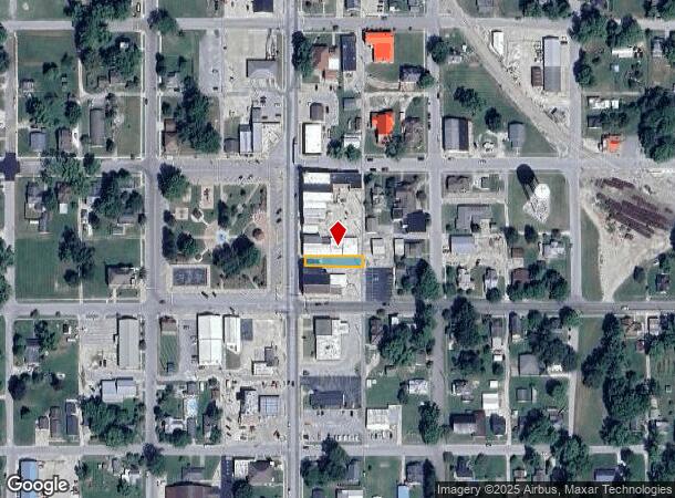  166 S Maple St, Orleans, IN Parcel Map