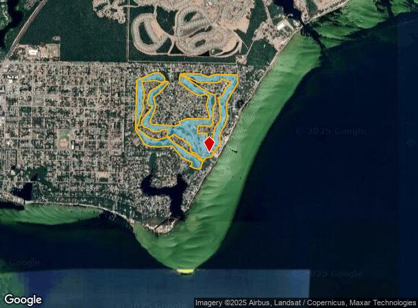 302 Country Club Rd, Shalimar, FL Parcel Map