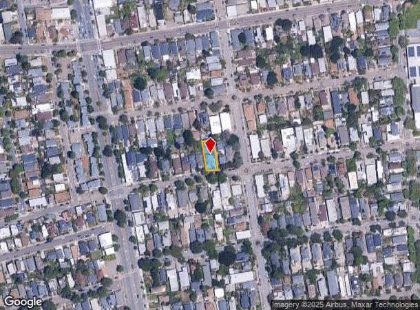  1539 Prince St, Berkeley, CA Parcel Map