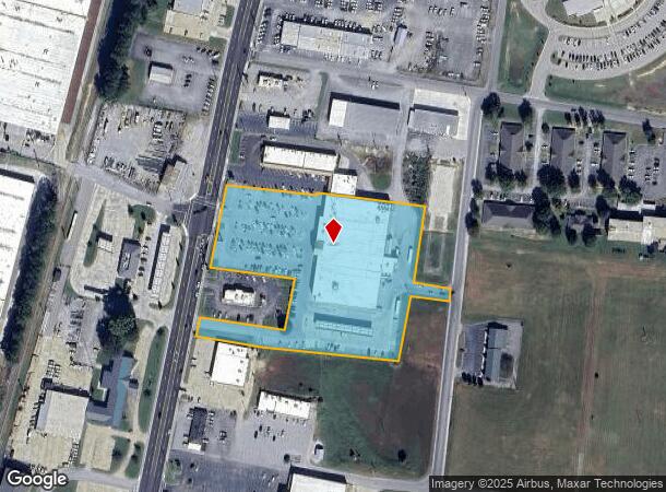 1700 N Locust Ave, Lawrenceburg, TN Parcel Map