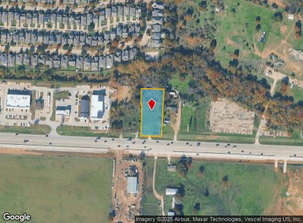 26637 E University Dr, Aubrey, TX Parcel Map