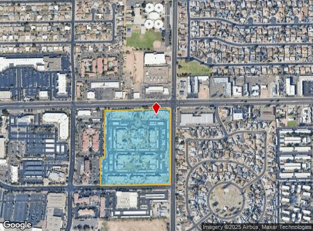 855 W Southern Ave, Mesa, AZ Parcel Map