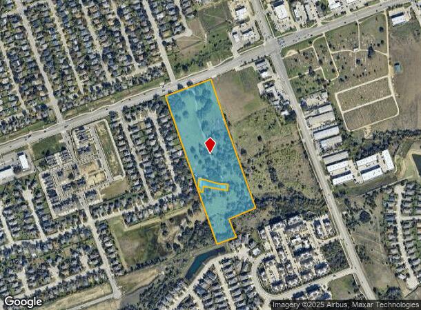  12245 Hero Way W, Leander, TX Parcel Map