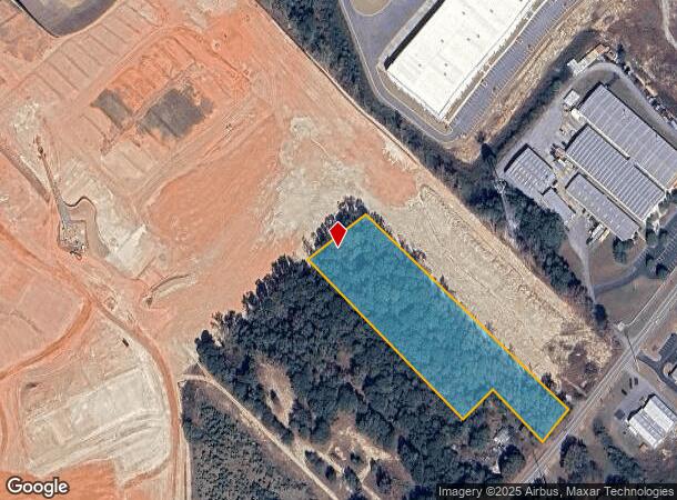1129 Highway 124, Hoschton, GA Parcel Map