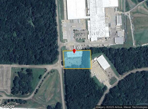  1004 Industrial Park Dr, Clinton, MS Parcel Map
